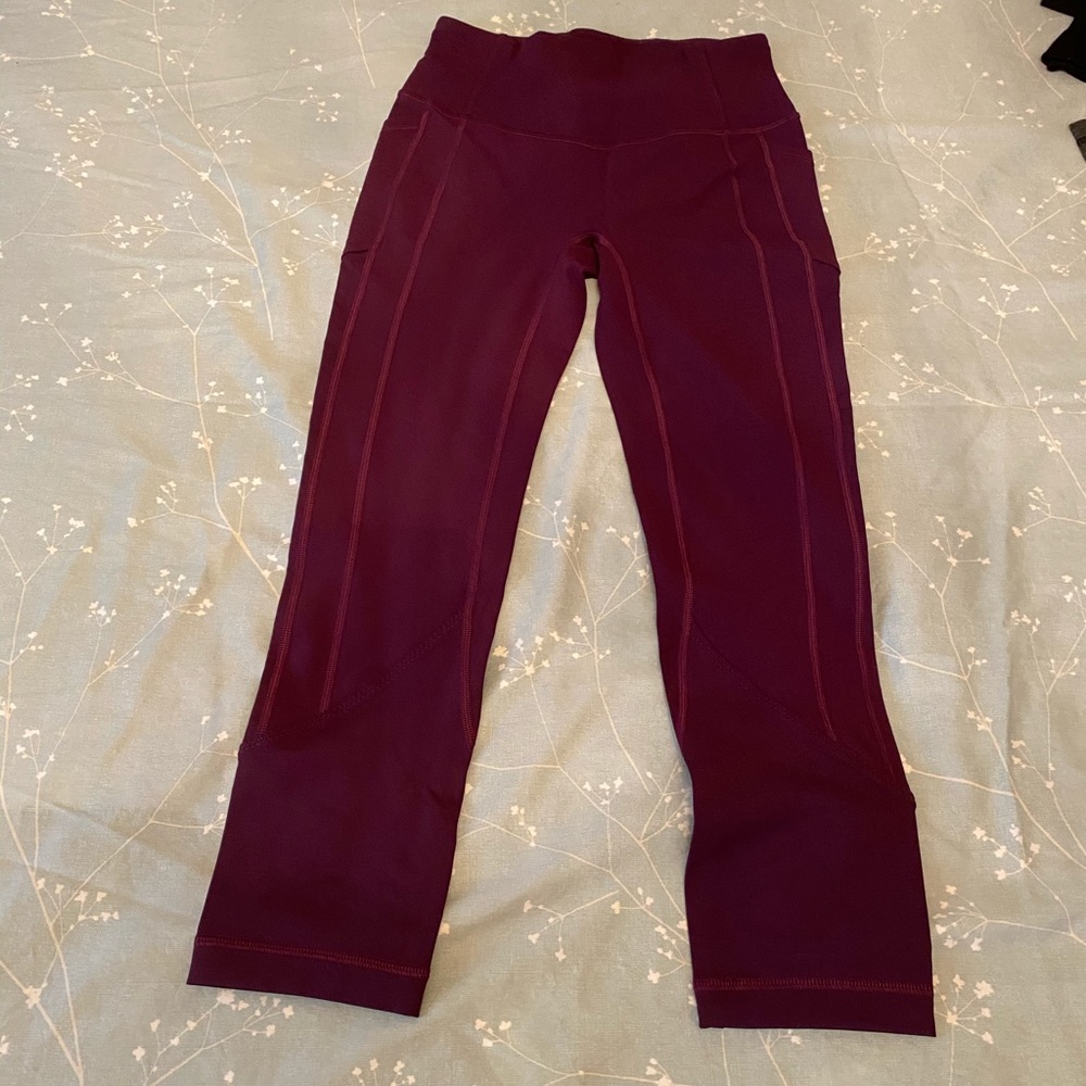 lululemon athletica purple leggings
